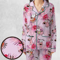 Courage the Cowardly Dog Floral Tropical Pajamas Set