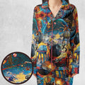 Spaceships Death Star Suncatcher Glass Pajamas Set