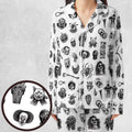Cult Horror Characters Cryptkeeper Beetlejuice Chucky Fears of a clown Pajamas Set