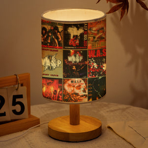 W.A.S.P. Albums Fabric Lamp Wild 80s Metal Flame Glow