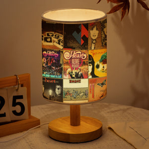 Heart Albums Fabric Lamp Power Ballad Glow