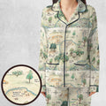 Hundred Acre Wood Map Pajamas Set