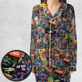 Vintage 1970s Star Trek Comic Books Collage Pajamas Set