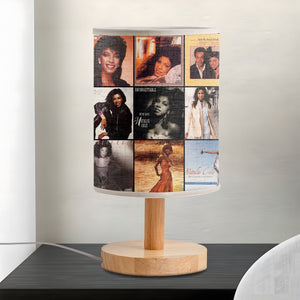 Natalie Cole Album Art Table Lamp Soul & Jazz Legend Decorative Light