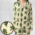 TMNT Characters Weapon Pattern Pajamas Set
