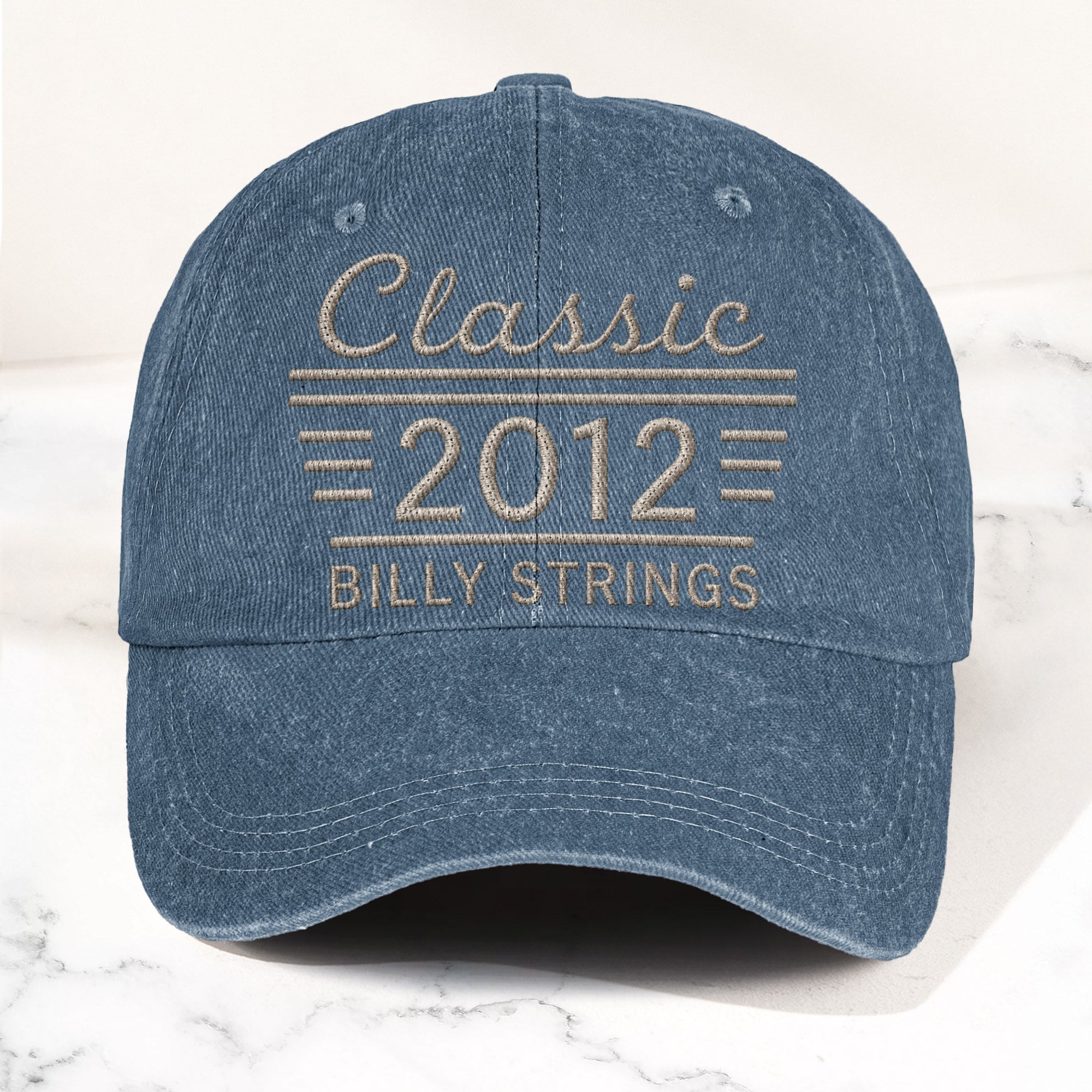Billy Strings Classic 2012 Est Bluegrass Music Merch Denim Cap Retro Vintage Dad Cap Gift For Dad (With Box)