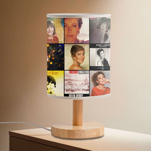 Helen Reddy Albums Fabric Lamp The Voice of Empowerment and Grace