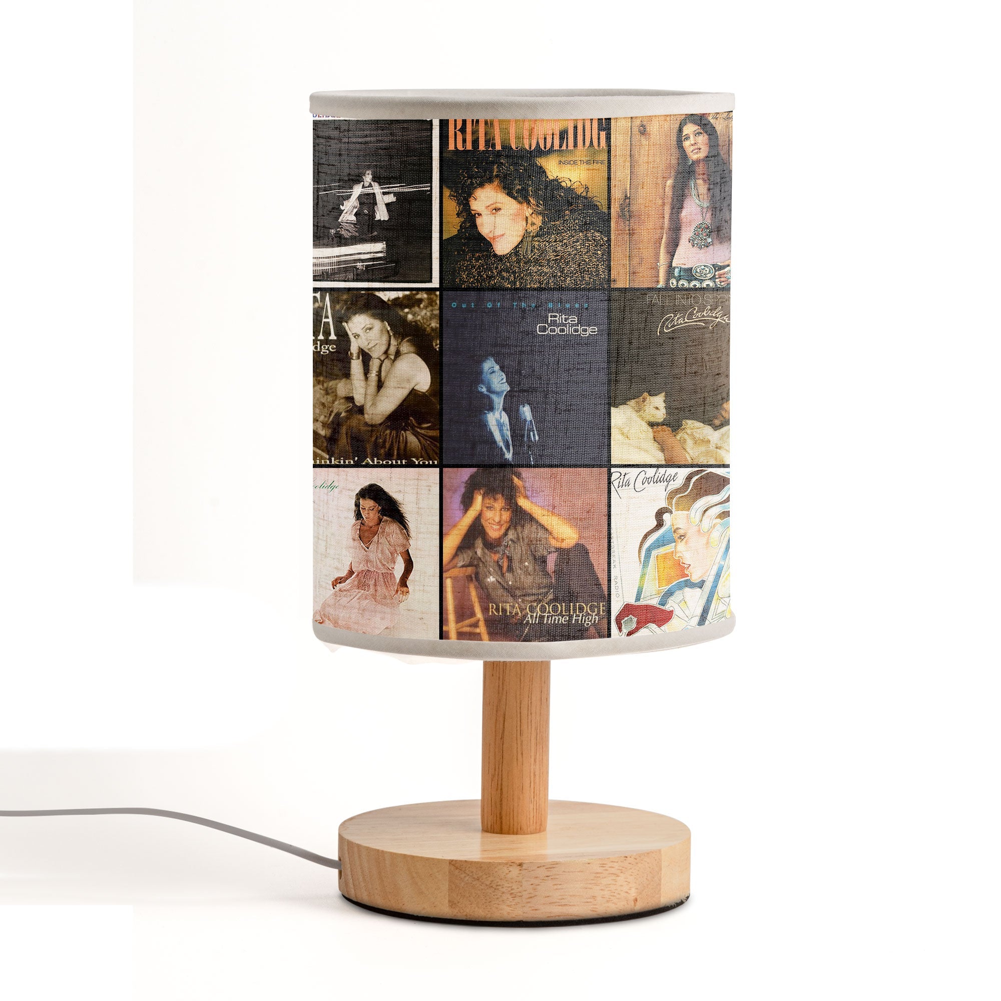 Rita Coolidge Album Cover Lamp Classic Pop & Soul Nostalgia Decor
