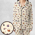 Cats In DnD Pattern Pajamas Set