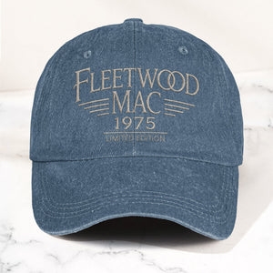 Fleetwood Mac Band Logo 1975 Denim Cap Vintage Dad Cap Gift For Dad (With Box)