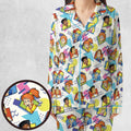 90s Pattern and Kids Club Pajamas Set