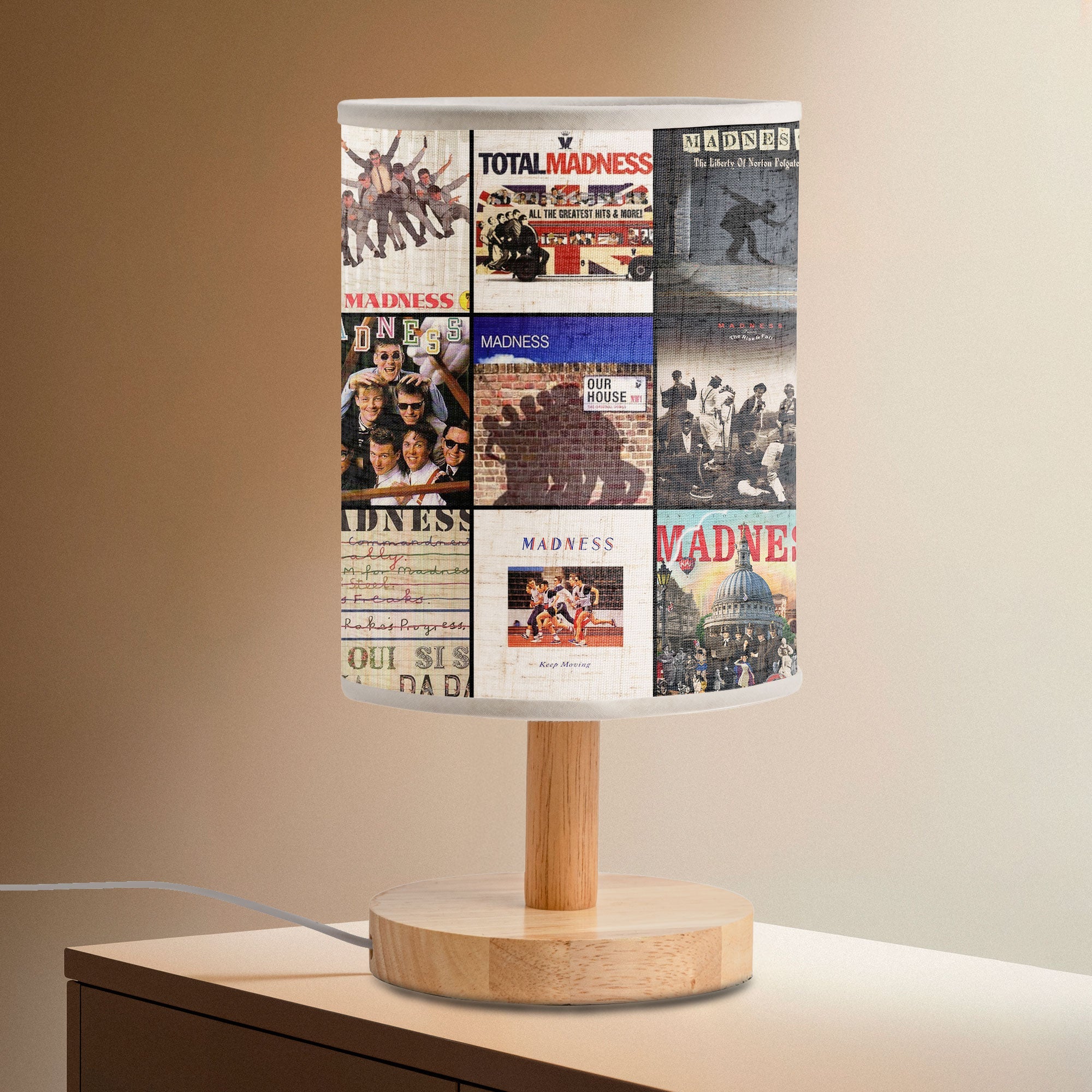 Madness Fabric Lamp Ska Energy Meets Warm Glow 🎵💡