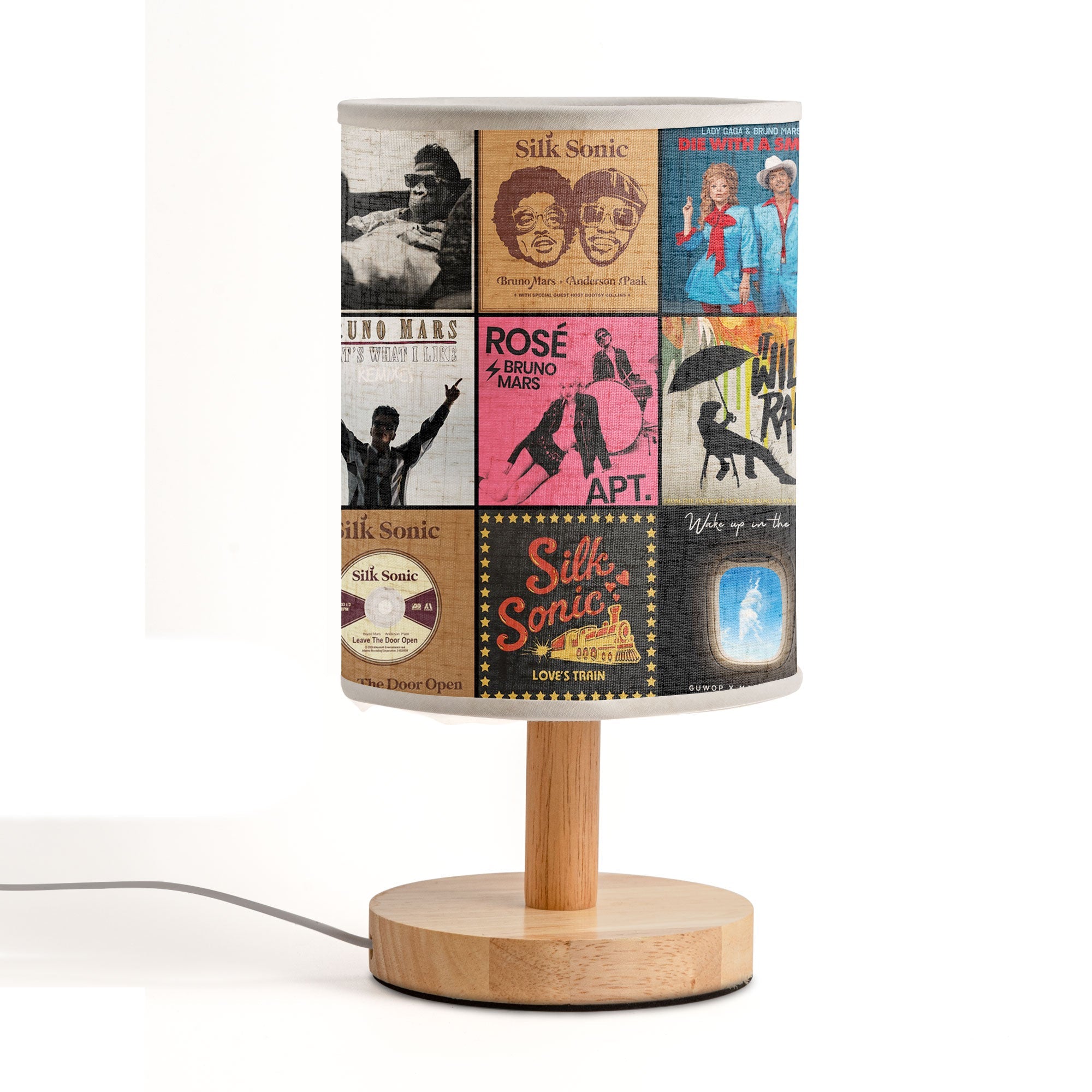 Bruno Mars Fabric Lamp A Warm Glow for True Fans