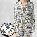 Vacation Fear and Loathing In Las Vegas Pattern Pajamas Set