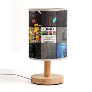 OMD Album Collage Lamp Retro Synthpop Vibes Night Light