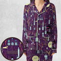 Nostalgic 80s 90s Spooky Scene Pajamas Set