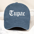 2Pac Denim Dad Cap Classic Old English Logo Design ( With BOX)