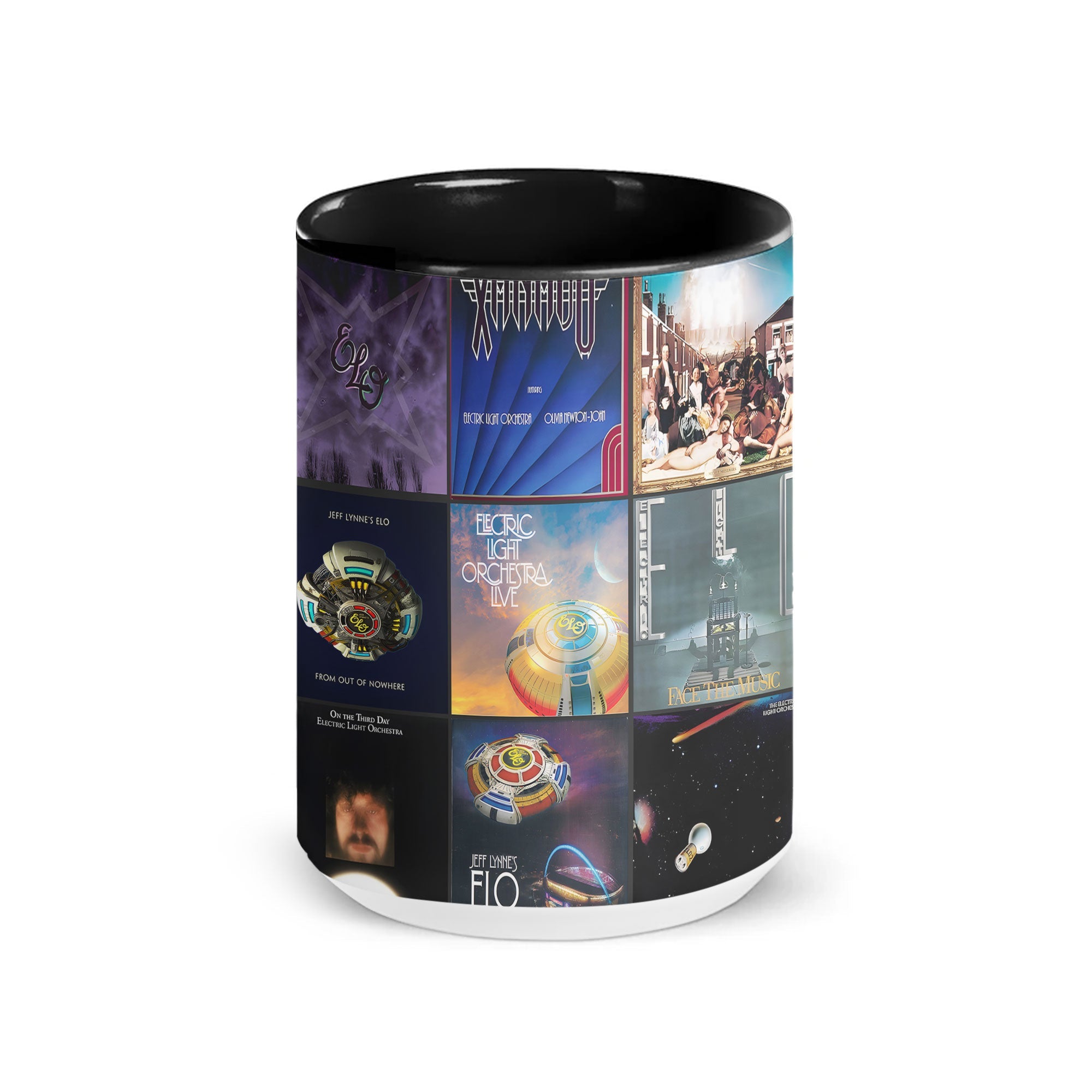 Electric Light Orchestra Accent Mug Classic Album Cover Collage Gift