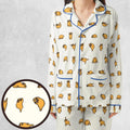 Pug Hot Yoga Pattern Pajamas Set