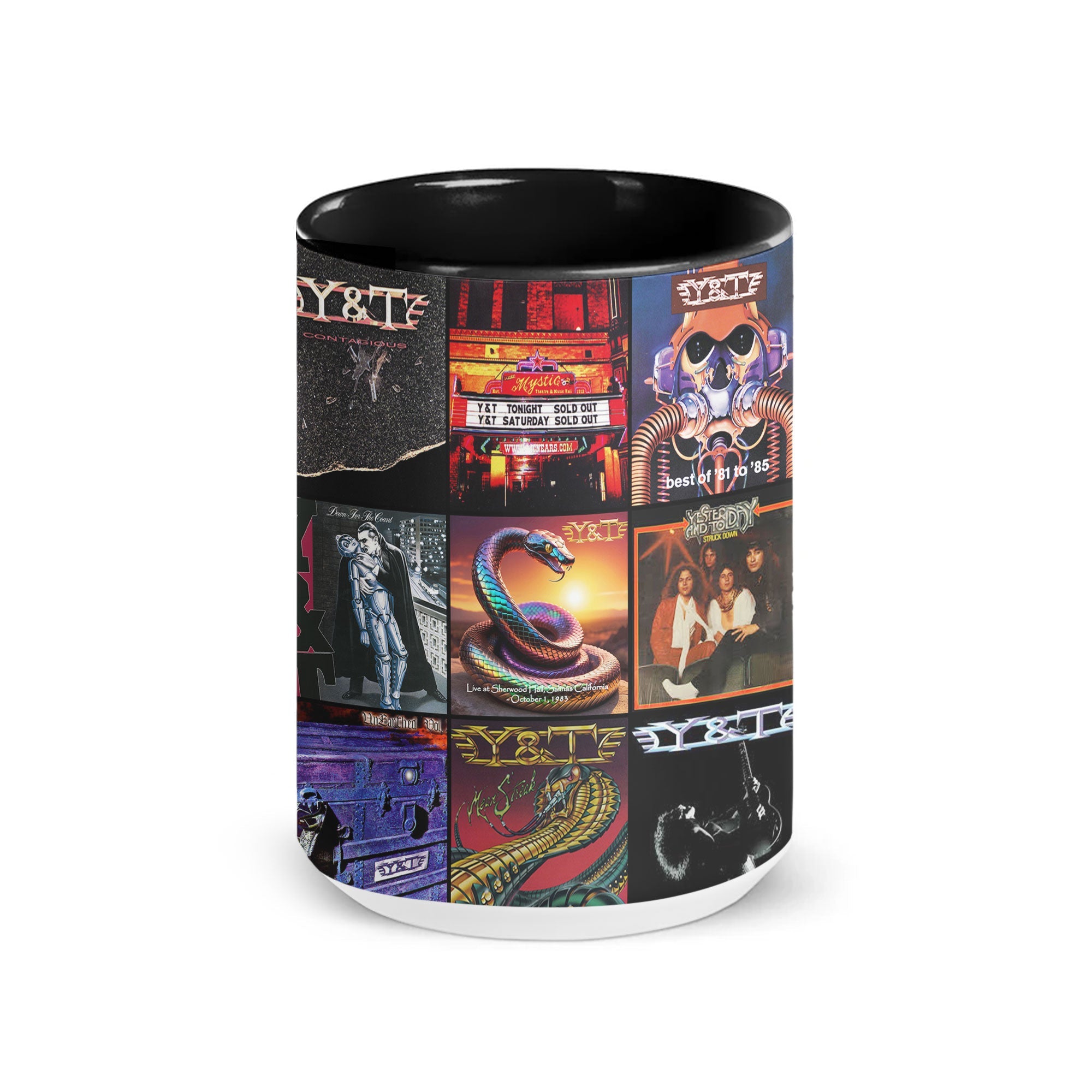 Y&T Accent Mug Hard-Rock Legends Album Collage Gift