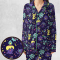 Gengar Ghost Pokemon Pattern Pajamas Set