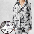 Nevermore The Raven Edgar Allan Poe Pajamas Set