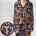 Retro Scenes Mia Wallace Vincent Vega Jules Winnfields Pulp Fiction Pajamas Set