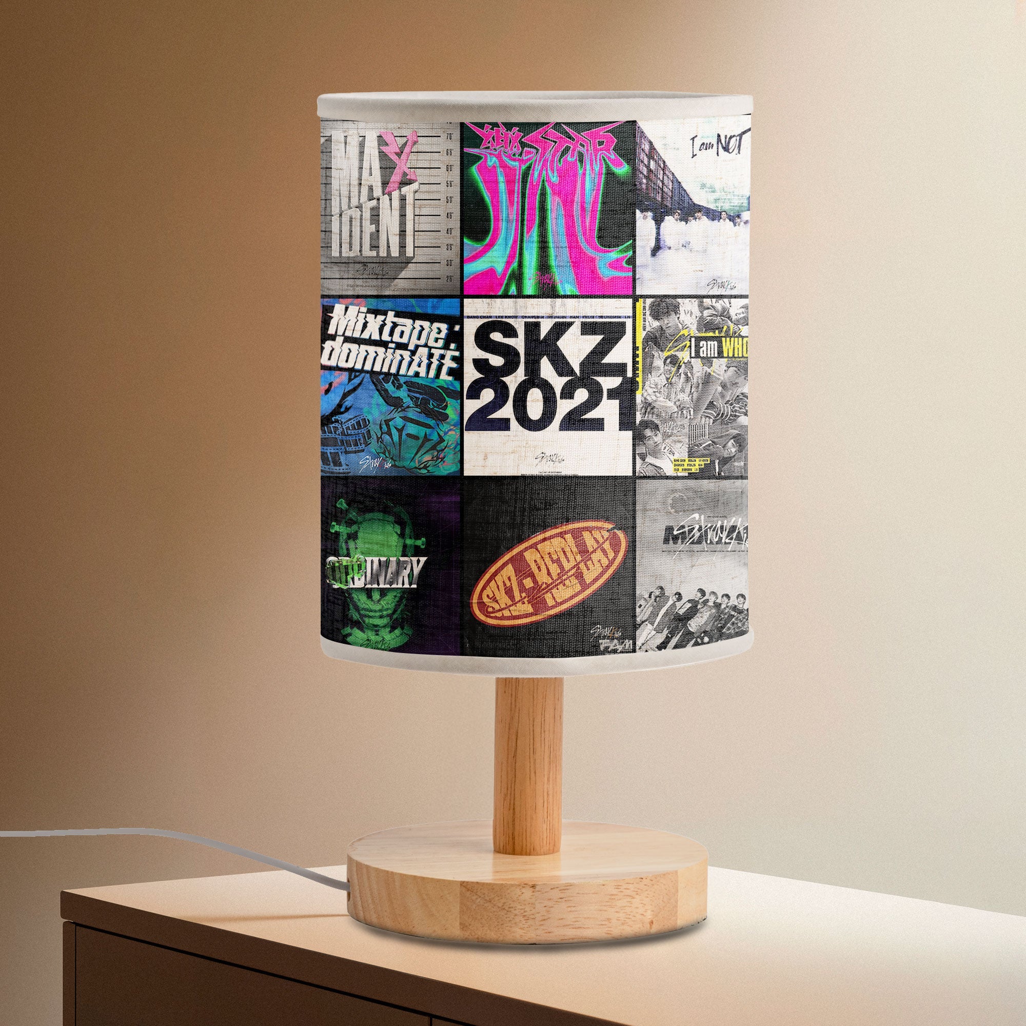 Stray Kids Fabric Lamp K-Pop Power Glow