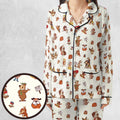 Famous Cartoon Characters in Brown Pajamas Set
