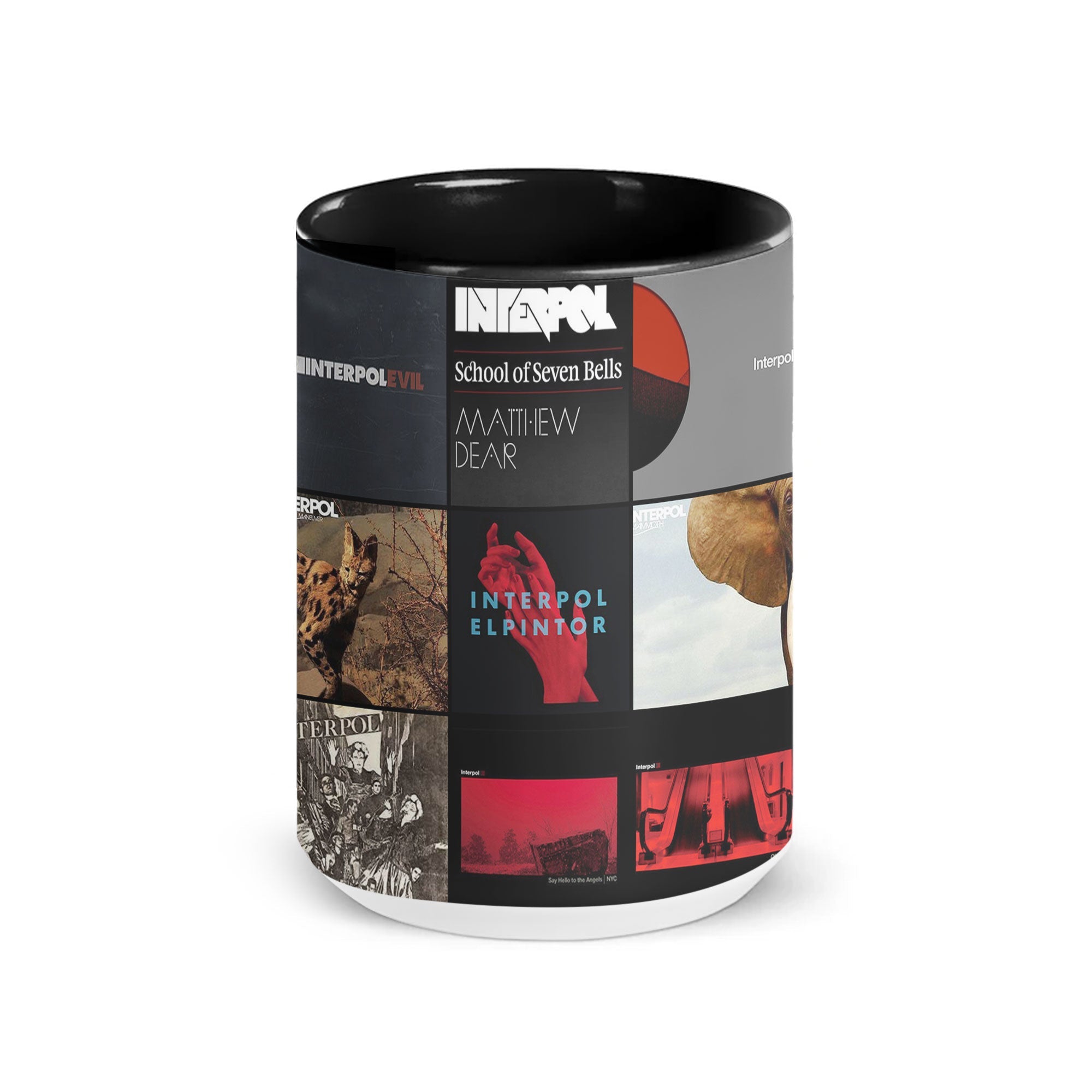 Interpol Accent Mug Alternative Rock Album Cover Collage Gift
