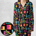 Monster Pop Movies Halloween Pajamas Set