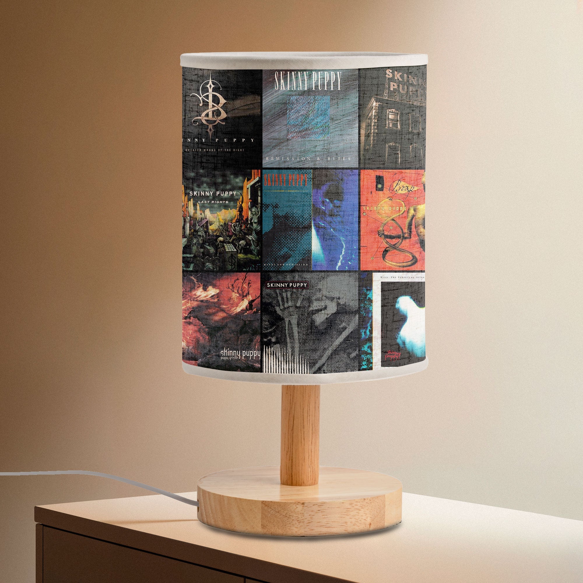 Skinny Puppy Albums Lamp Industrial Sound & Shadow ✨