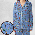 Speed Racer Characters Pattern Pajamas Set