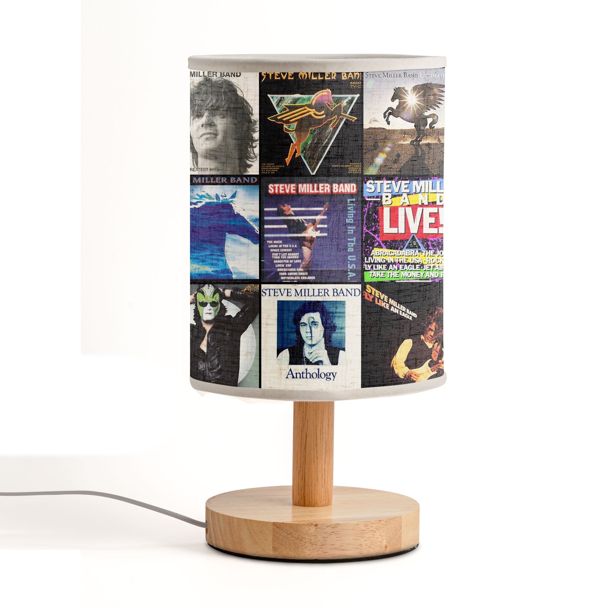Steve Miller Band Album Art Table Lamp Classic Rock Accent Light