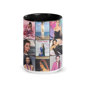 Crystal Gayle Accent Mug Classic Album Cover Collage Gift