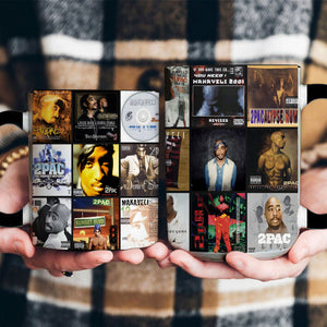 2Pac Accent Mug Iconic Album Cover Collage Gift