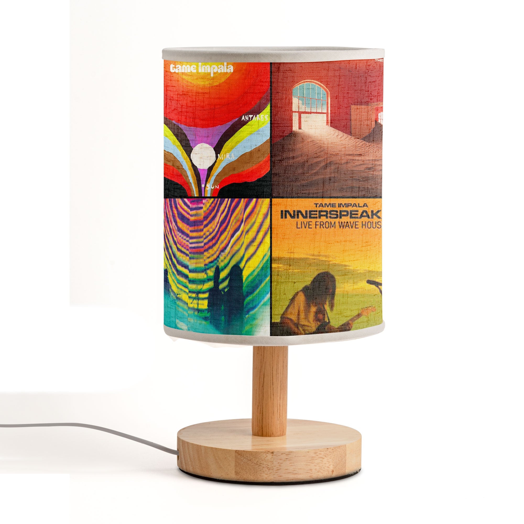 Tame Impala Album Lamp Psychedelic Indie Night Light for Music Lovers