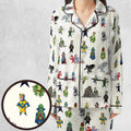 Chillin' and Battle Marvel vs DCU Pajamas Set