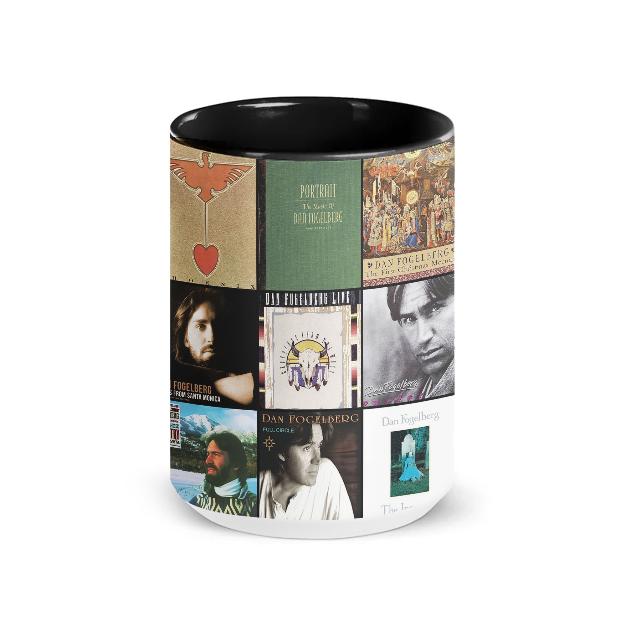 Dan Fogelberg Accent Mug Classic Album Cover Collage Gift