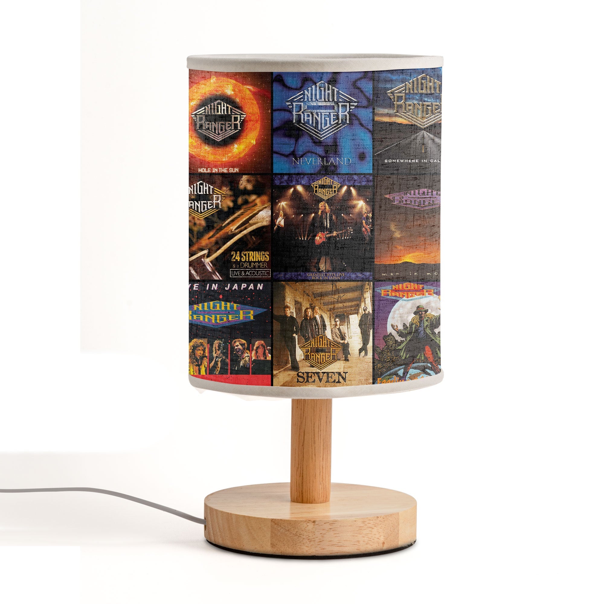 Night Ranger Fabric Lamp Arena Rock in a Warm Glow ⚡🎸