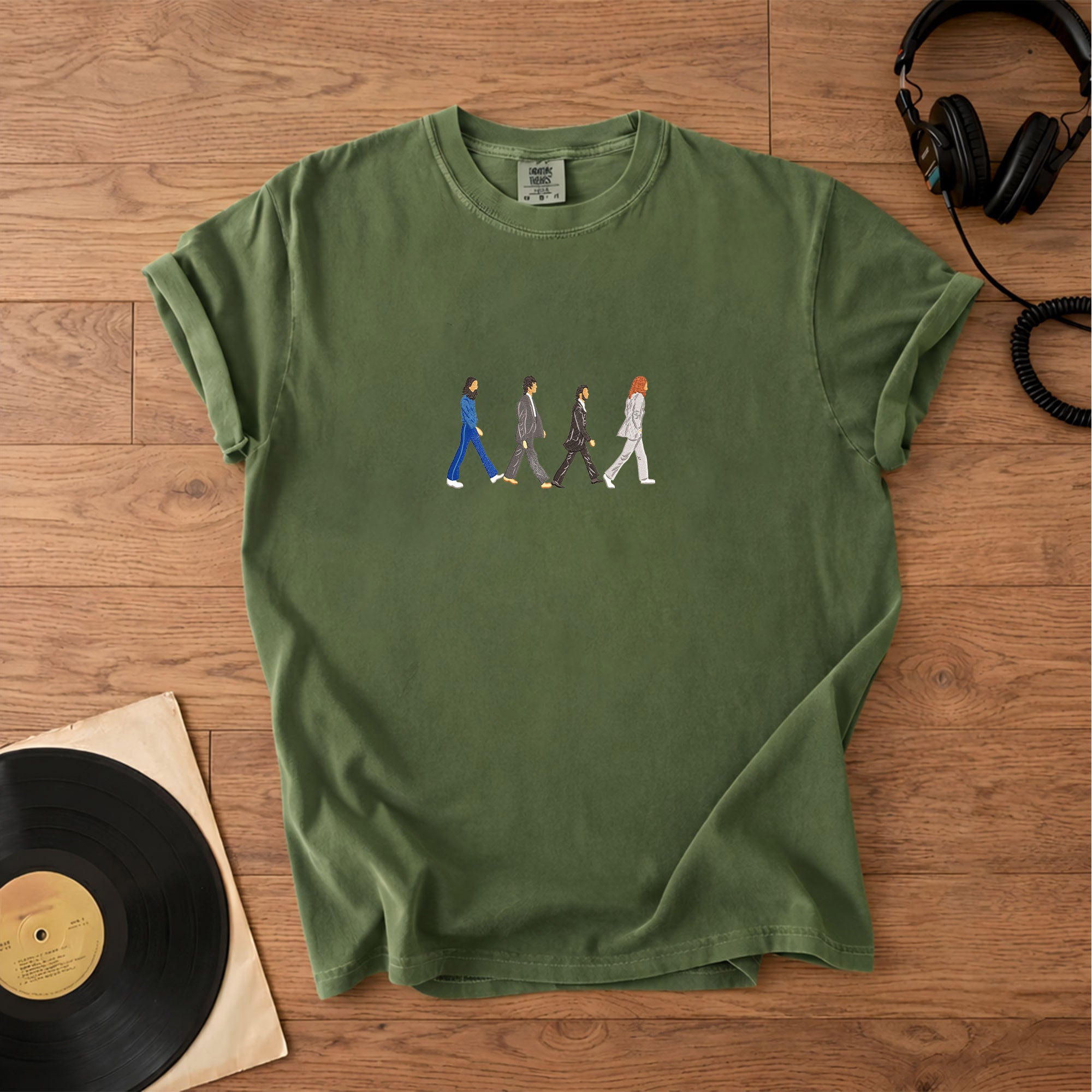 The Beatles Band Abbey Road Comfort Tee Classic Album Graphic Shirt