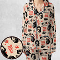 Leatherface The Texas Chainsaw Massacre Horror Pattern Pajamas Set