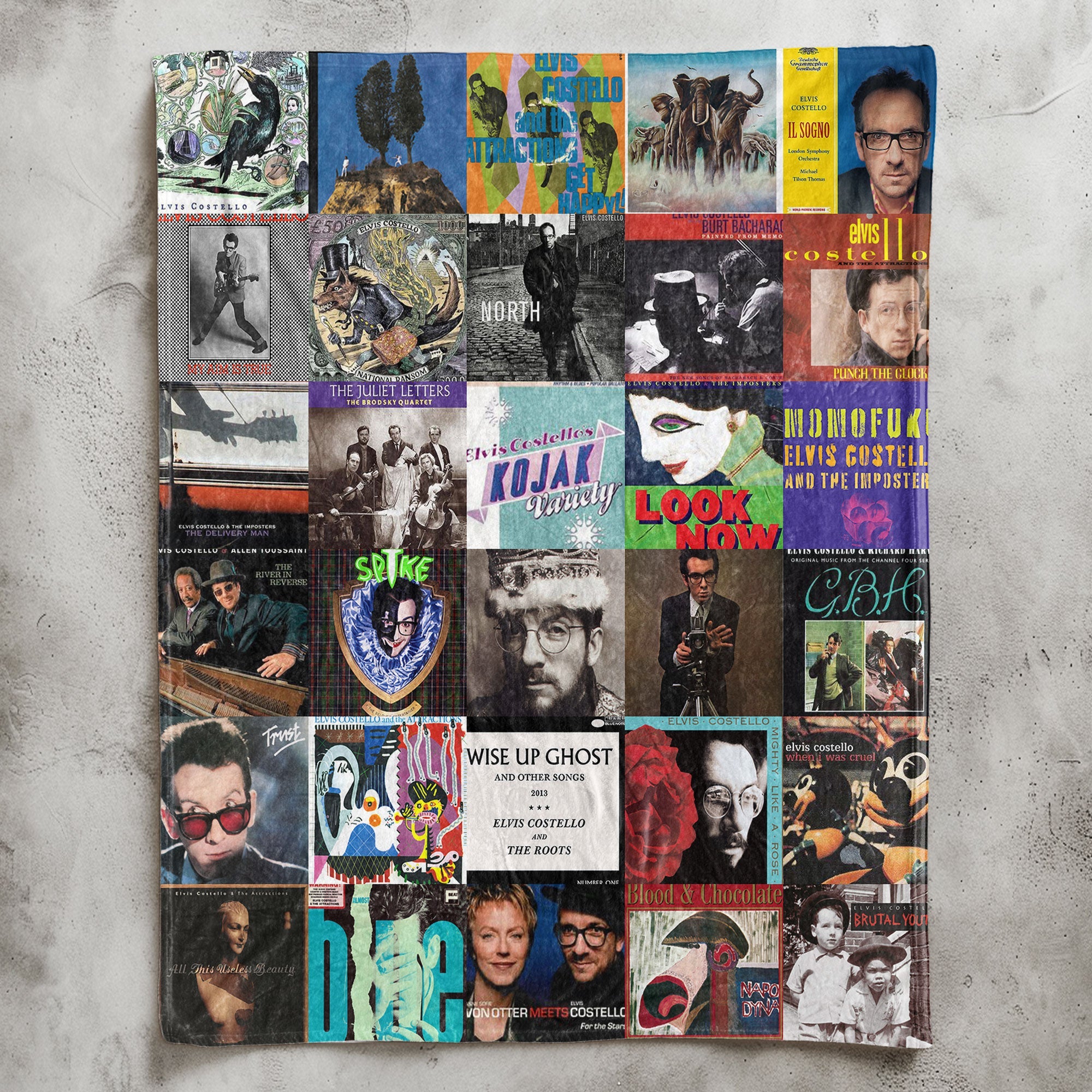 Elvis Costello Sherpa Blanket A Timeless Journey Through His Iconic Eras