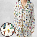 80s 90s Commercial Mascot Cereal Pajamas Set