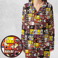 Underdog Cartoon Pattern Pajamas Set