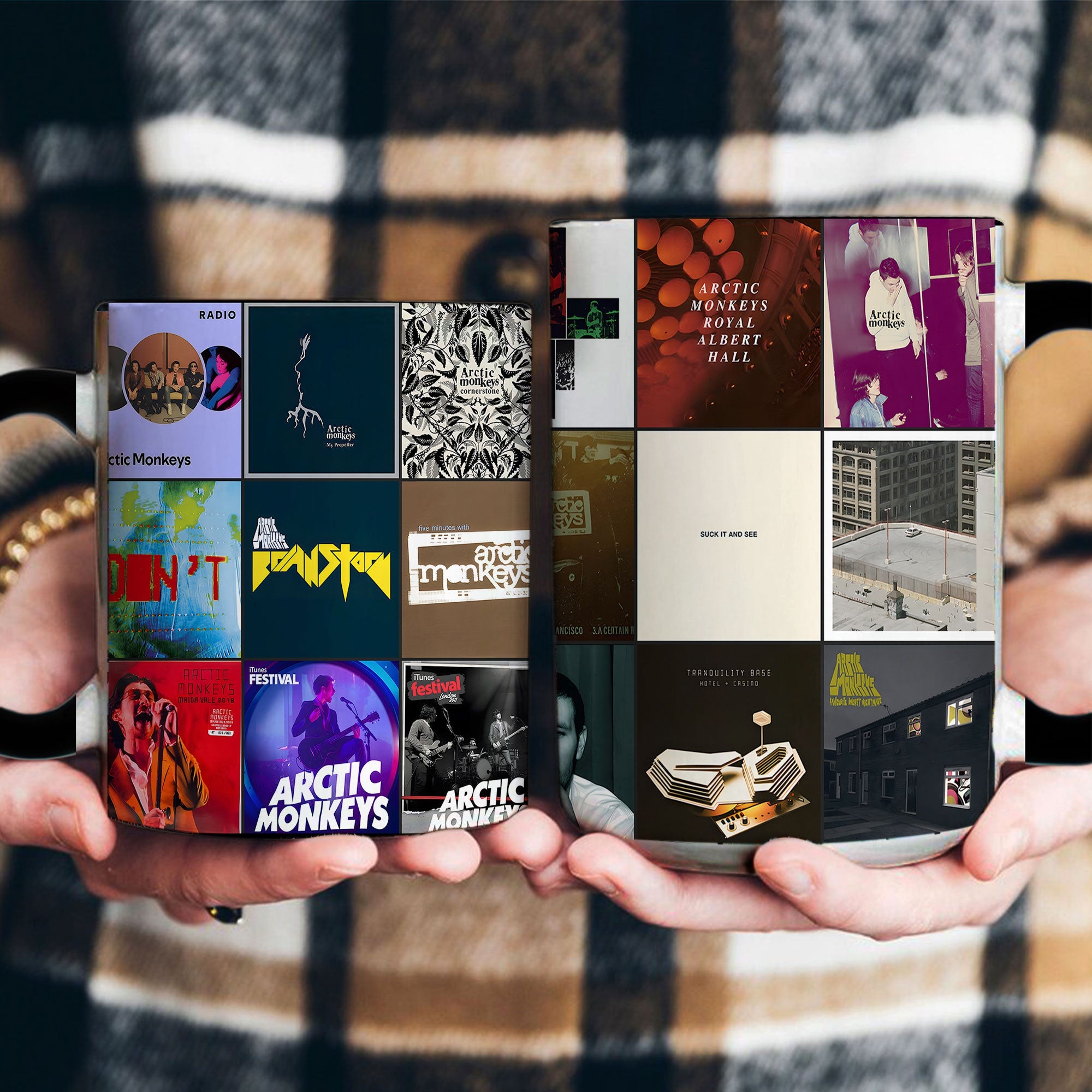 Arctic Monkeys Accent Mug Classic Album Cover Collage Gift