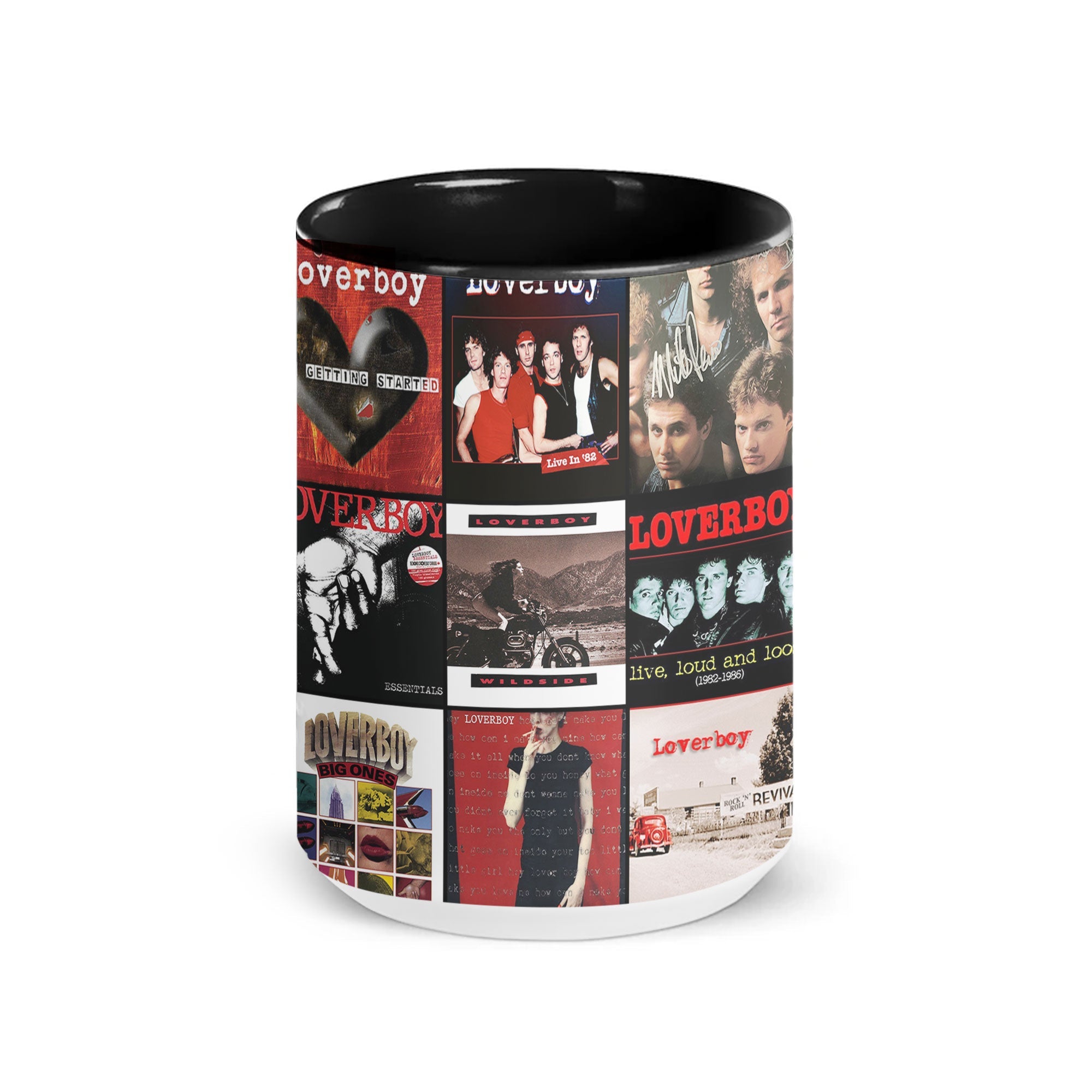 Loverboy Accent Mug Retro Rock Album Collage Gift