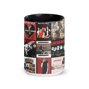 Loverboy Accent Mug Retro Rock Album Collage Gift