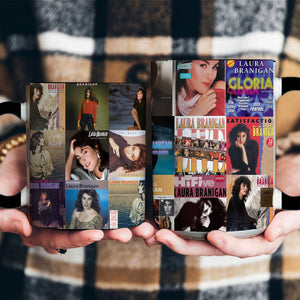 Laura Branigan Accent Mug Timeless Pop Icon Album Collage Gift