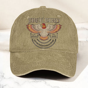 Lynyrd Skynyrd Denim Cap “Free Bird” Vintage Eagle Dad Hat